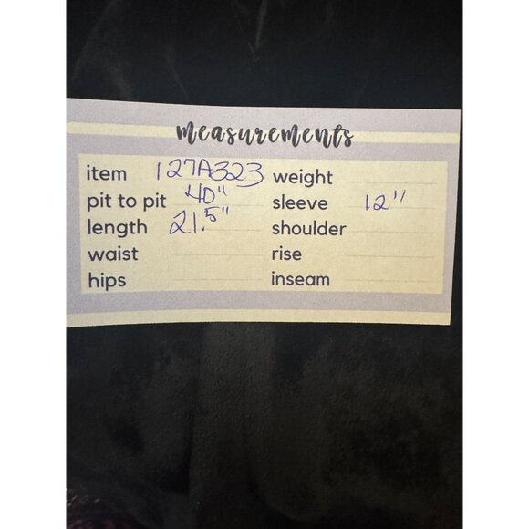 2/$30 J Brand Medium Black Crushed Velvet Dressy Keyhole Flowy Top - Picture 6 of 16